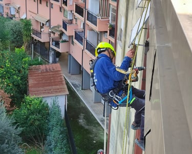 edilizia acrobatica su fune