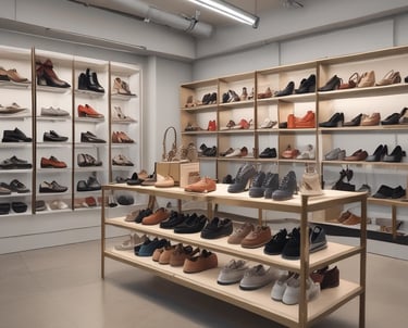 A stylish collection of women's clothing showcasing vibrant colors.