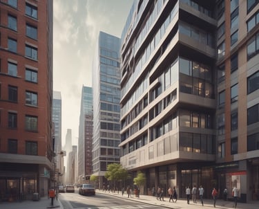 A modern home equipped with advanced automation technology.