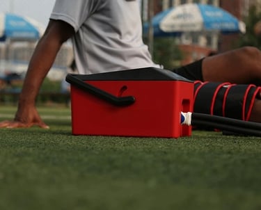 cryothérapie compressive, traitement par le froid, récupération sportive, traitement post opératoire