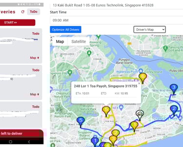 Android/iOS Delivery App