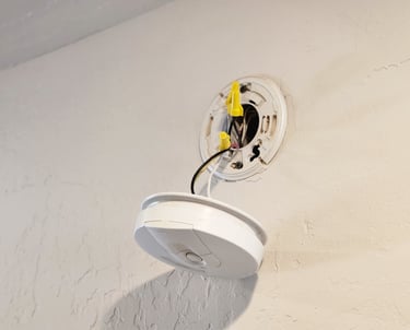 A smoke alarm pigtail may need to be replaced