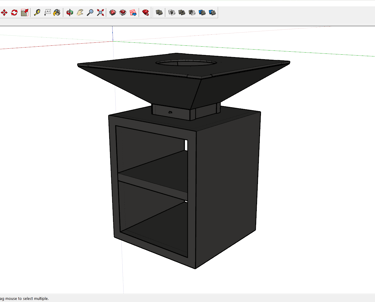 Plan 3D braséro