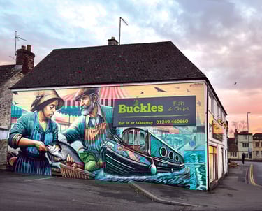 Buckles Mural, Timber Street - Artist: @edposter1