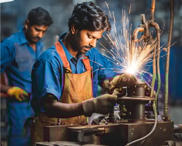 cashew machine technician welding