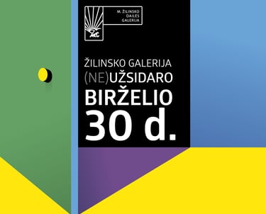 Advertising on social networks. An open door inviting you to enter the gallery one last time.