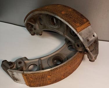 relined brake shoes 1953 Ferrari 250mm Mille Miglia