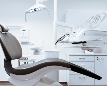 sillón dentista vista lateral