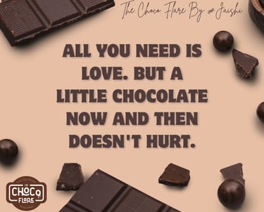 chocolate bar with chocolate chips and chocolate chips chocoflare