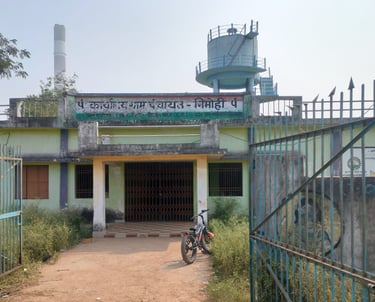 cycle image in the panchayat bhawan