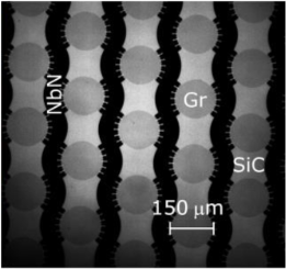 Quantum Hall arrays with graphene