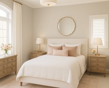 Cadence Interiors Interior Design in Minnesota MN Bedroom Custom Furnishing Furniture Styling