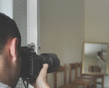 fotografo al lavoro