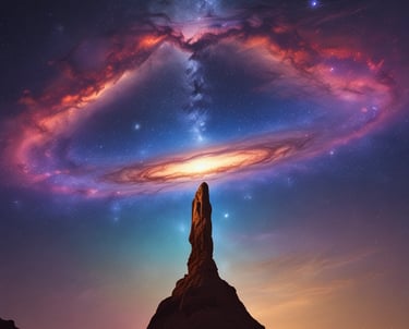 a man riding a skateboard down a street next to tall buildings