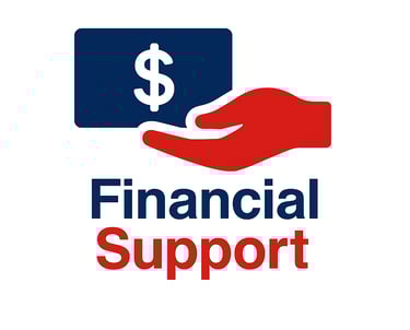 a hand holding a dollar sign with a dollar sign