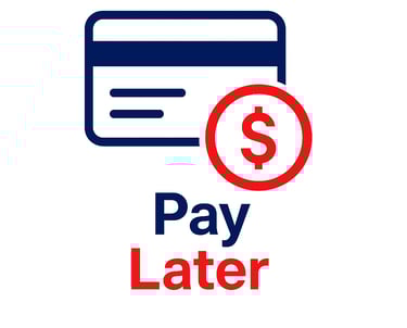 a credit card with a payable sign