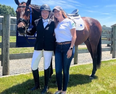 Student, Lynn Seeburger, Winning 1st level