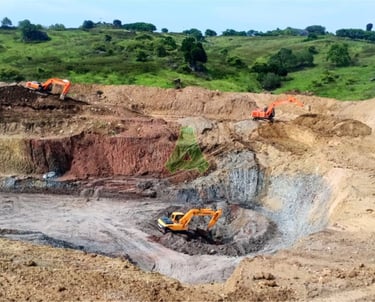 Open Case Mining PT. Anugrah Nusantara Sejahtera - Manganese Stone Mining Company