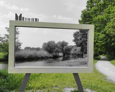 a black and white photo of a picture of a picture of a picture of a