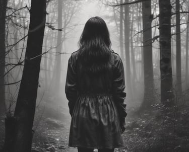 white and black abstract painting