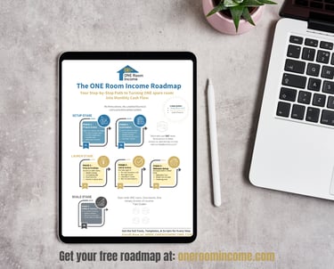 FREE Roadmap - Turn Your Spare Room into Monthly Cash Flow