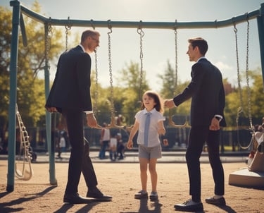 A man in a dark suit and white shirt stands in an office setting, smiling slightly. The background features a wall with framed certificates, indicating a professional environment.