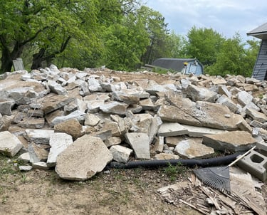Demolition and Removal of old Concrete