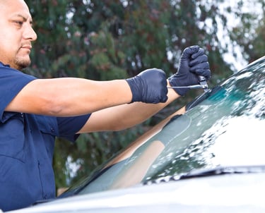 Auto glass installation