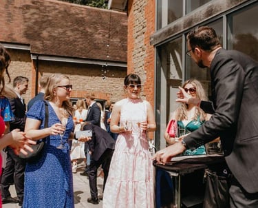 drinks reception entertainment