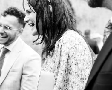 black and white wedding 