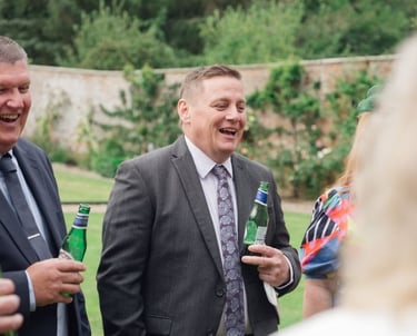 entertainment during a drinks reception