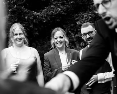 magician with guests