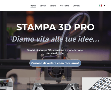 Servizi di stampa 3D professionale, scansione e modellazione personalizzata