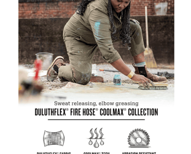 Email screenshot featuring Duluth Wayforger Lanecia's model intro.