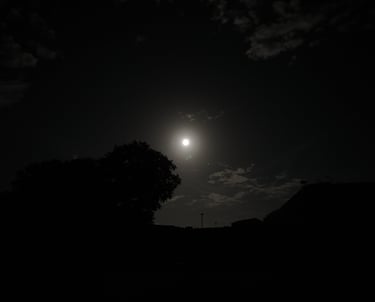 Prise de vue de la lune