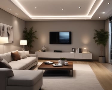 A close-up of a high-quality cine wall display.