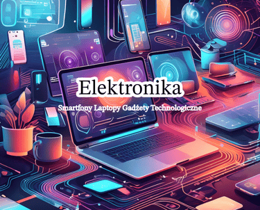 a laptop computer with electronic devices and electronic devices