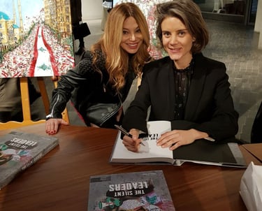 Jessy Tabet paintings featured in Marie-Joe Raidi book