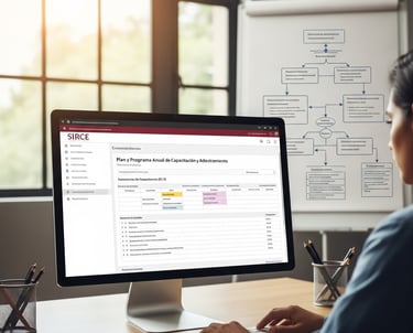 SIRCE planes y programas de capacitacion
