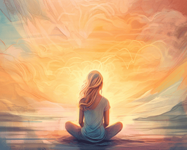 Méditation face à sa propre lumière
