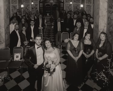 Warm wedding ceremony led by celebrant David Allbutt in Manchester, creating a personal and bespoke moment for the couple.