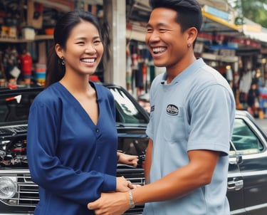 assorted cars on parking area