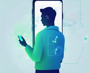 person holding Samsung Galaxy Android smartphone