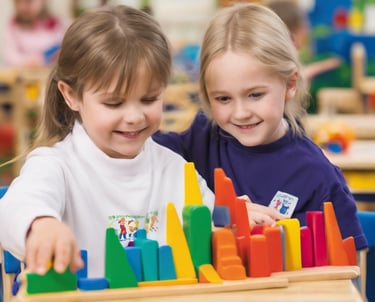 AI generated image of girls at a clinic