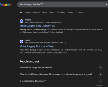 mohs surgery seo services