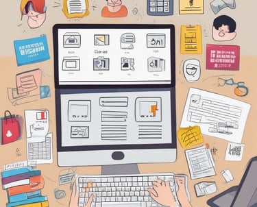 Sales coach conducting a workshop with a group of enthusiastic salespeople.