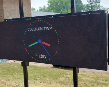 Colerain Fire Department Led Message Sign