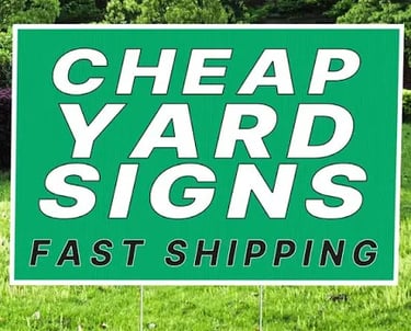 Custom Yard Signs Colerain, Cincinnati , Mason