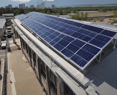 A group gathered around a table crafting reusable bags from recycled materials.