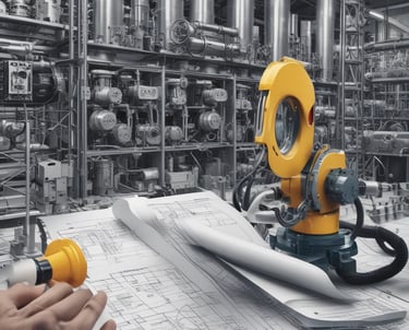 An engineer examining a 3D printed prototype in a workshop.